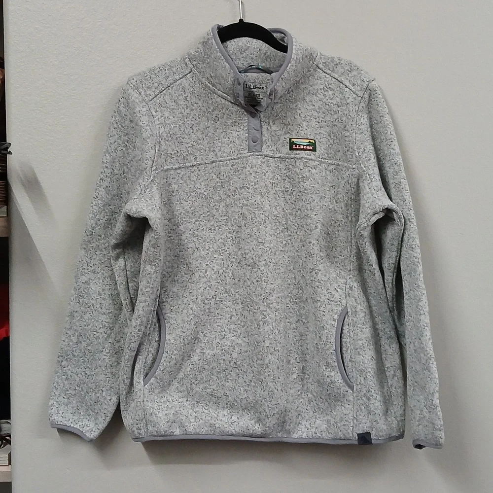 LL Bean Sweater Fleece Pullover - Size XL . NWOT. - Picture 3 of 8